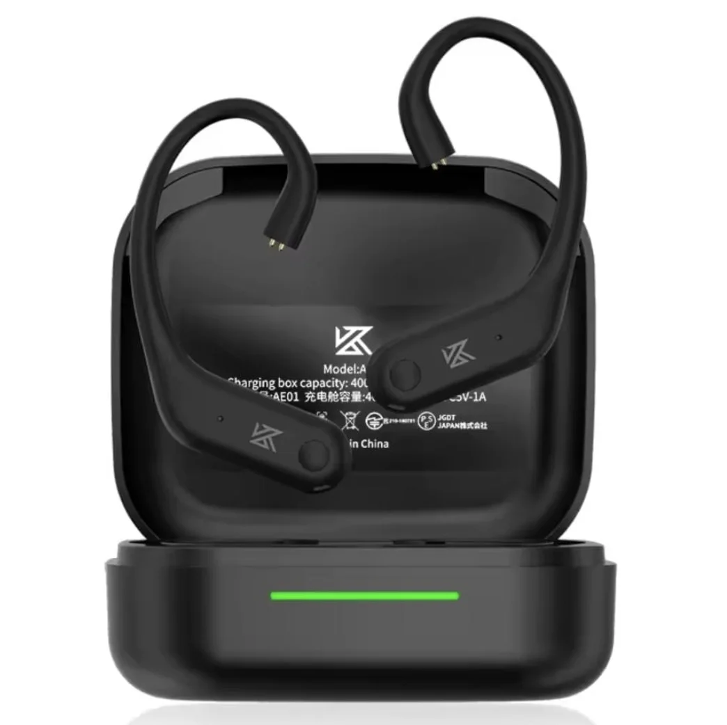 Auriculares KZ ear hook negro con estuche